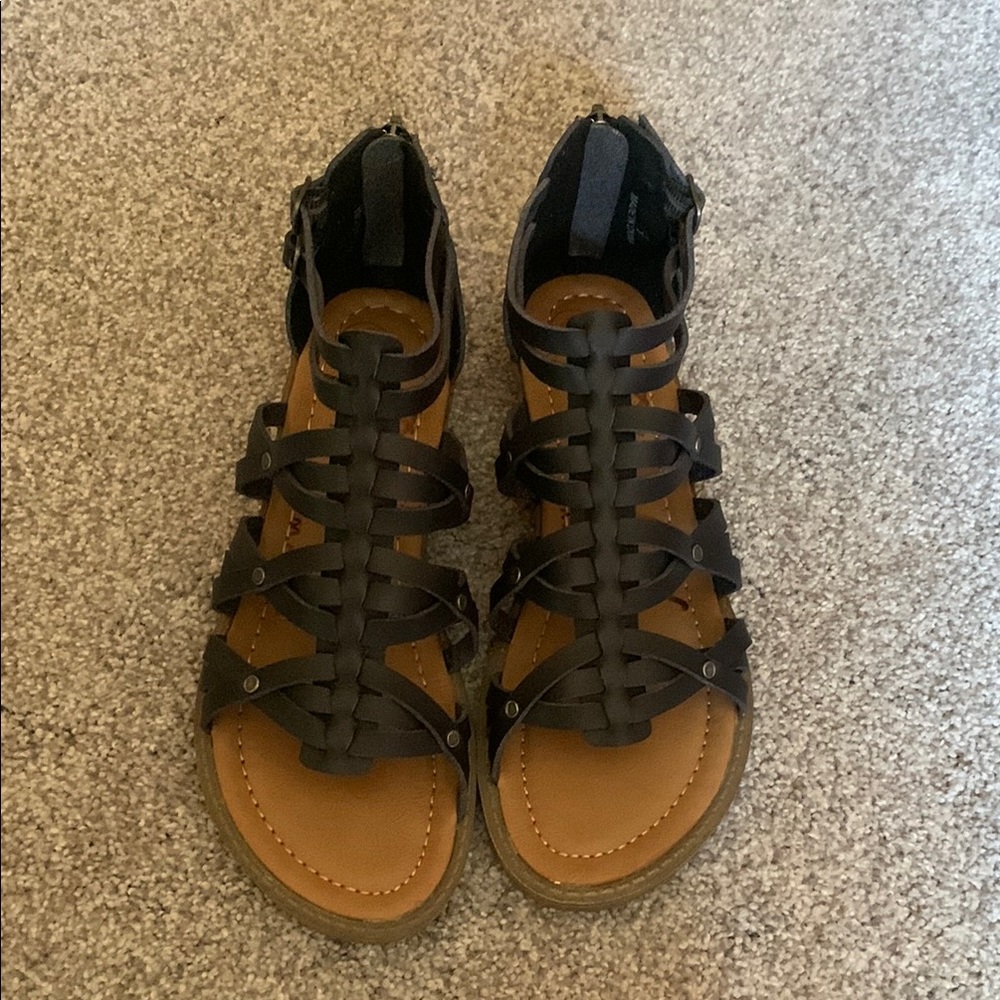 Women's Black Gladiator Sandals